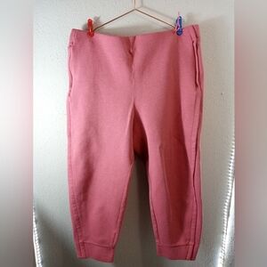 Women's Adidas Cropped Invisible Zipper Pocket Pants sz 2XL